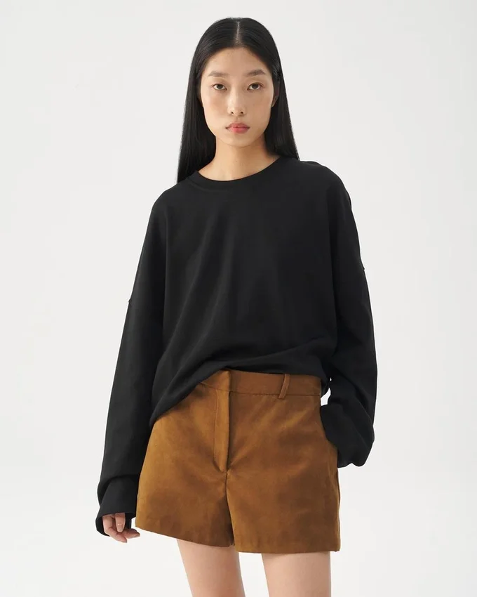 Boxy Langarm-T-Shirt W